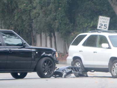 Τράκαρε με το Range Rover του o Μπέκαμ